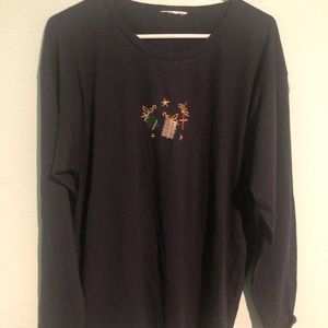 Men’s Black Christmas Gift Boxes Short Sleeve T-Shirt Size XL